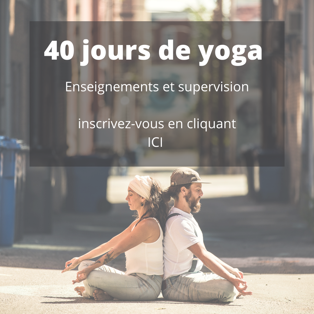 40 jours programme yoga